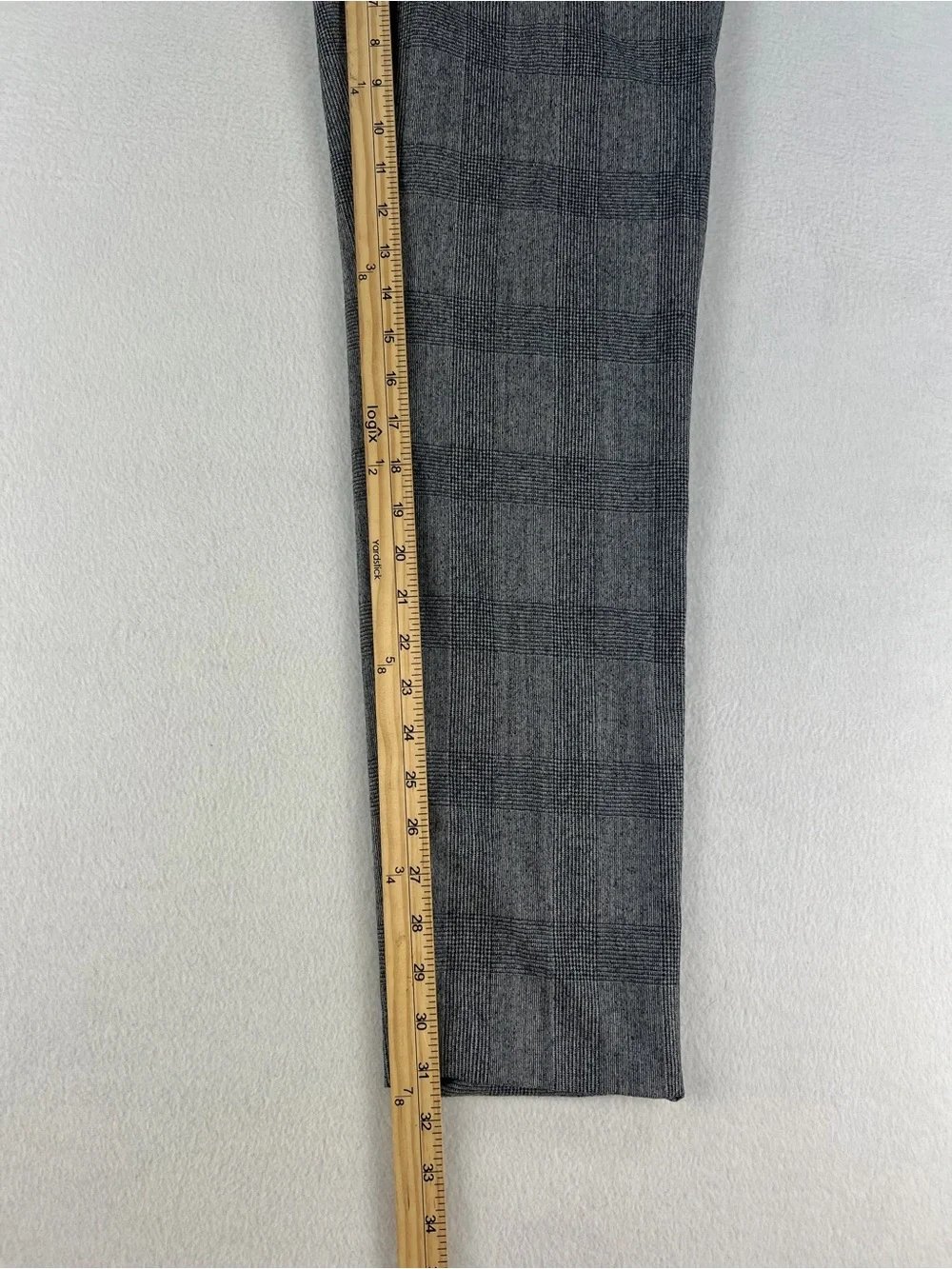 Banana Republic Gray Plaid Dress Pants